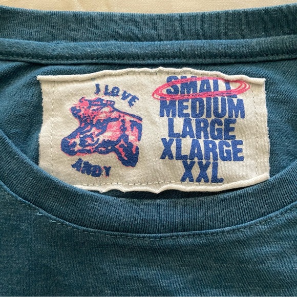 I Love Andy t-shirt 🚫 size Small - Picture 5 of 8